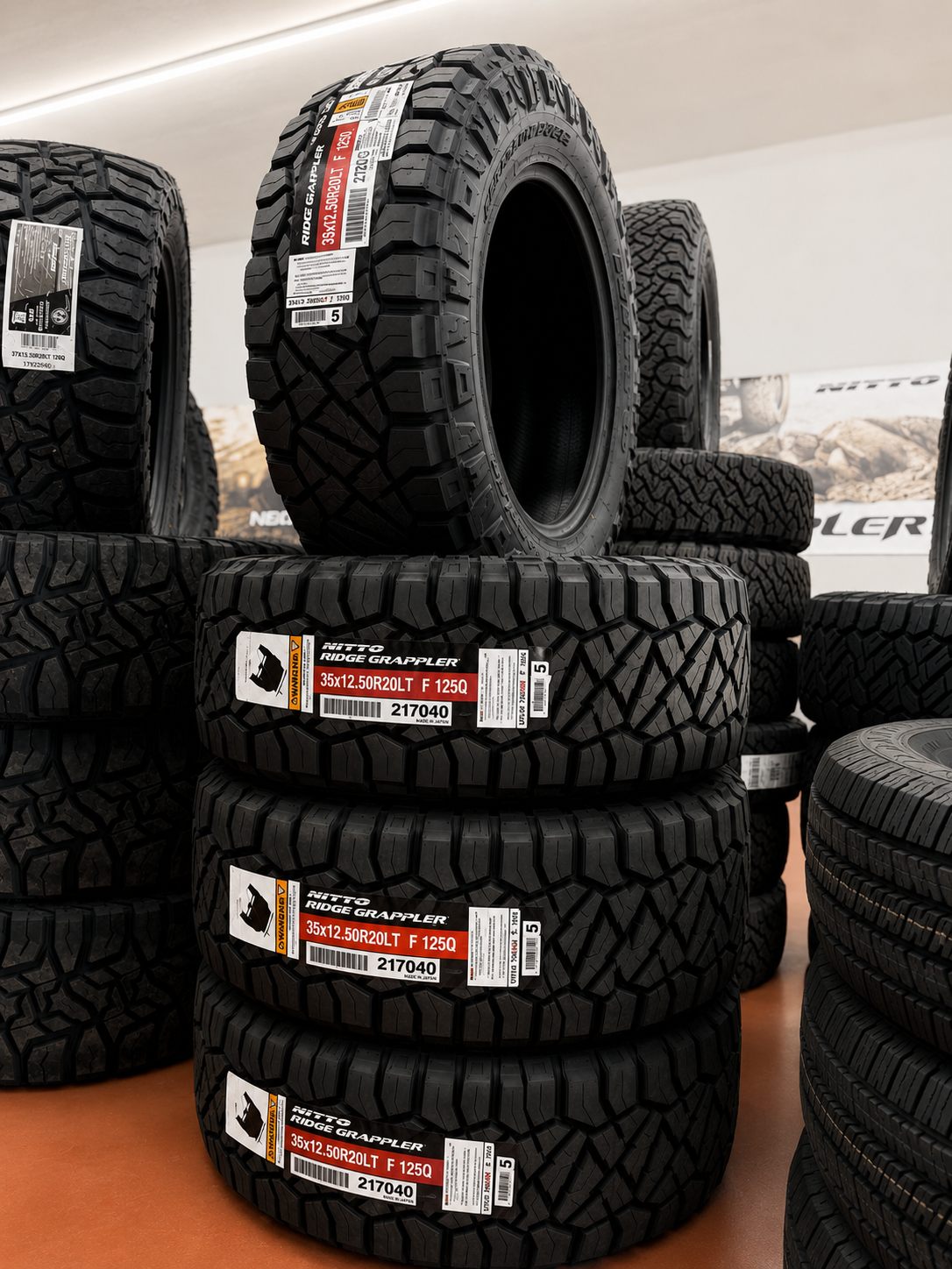 Nitto Ridge Grappler 35x12.50R20 tires in stock